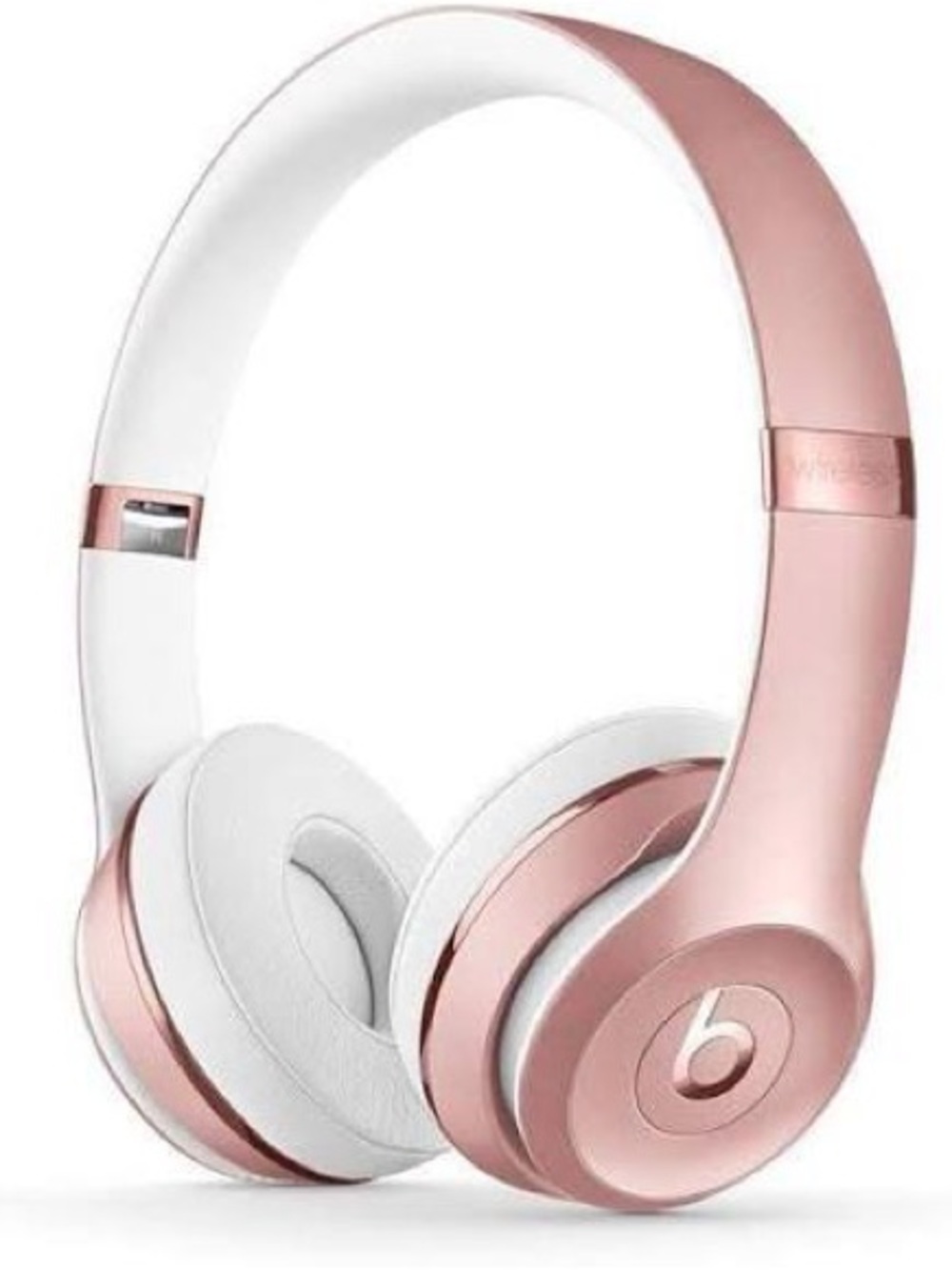Beats by Dre Rose Gold and White On-Ear Headphones
